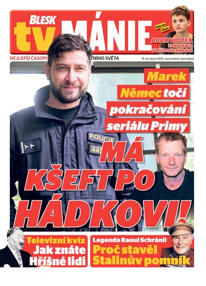 E-magazín Blesk Tv manie - 19.07.2025 - CZECH NEWS CENTER a. s.