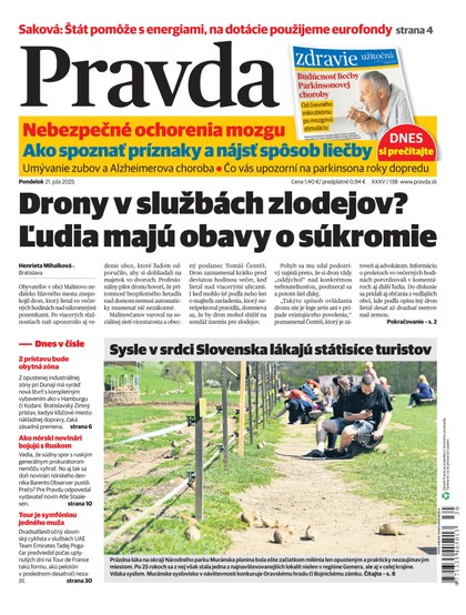 E-magazín Denník Pravda 21. 7. 2025 - OUR MEDIA SR a. s.