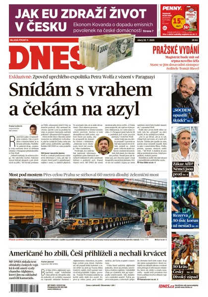 E-magazín MF DNES - 22.07.2025 - MAFRA, a.s.