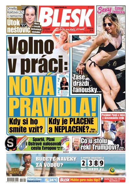 E-magazín Blesk - 22.07.2025 - CZECH NEWS CENTER a. s.