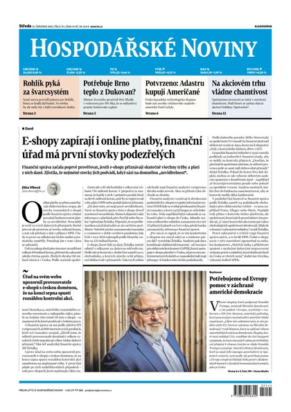 E-magazín HN 141 - 23.7.2025 - Economia, a.s.