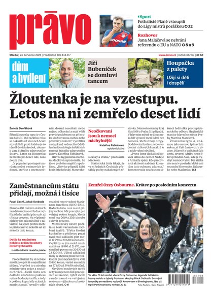 E-magazín Deník Právo - 23.7.2025 - Borgis, a.s.
