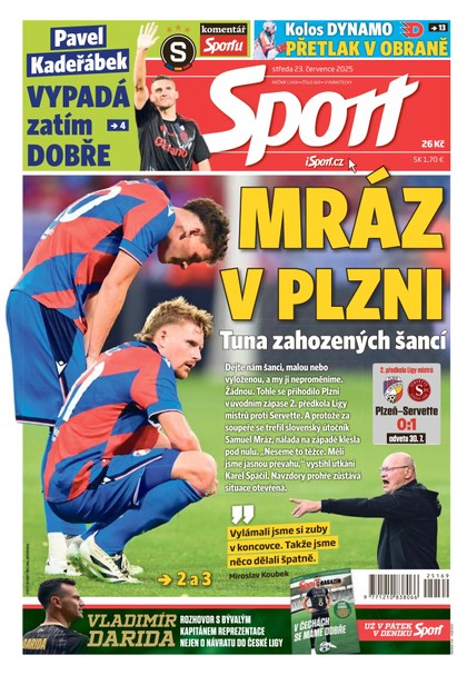 E-magazín Sport - 23.07.2025 - CZECH NEWS CENTER a. s.
