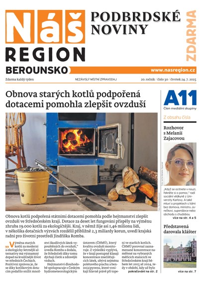 E-magazín Náš Region - Berounsko 30/2025 - A 11 s.r.o.