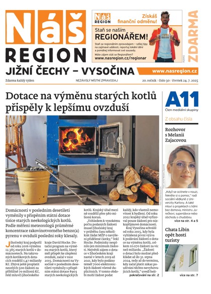 E-magazín Náš Region - Jižní Čechy 30/2025 - A 11 s.r.o.