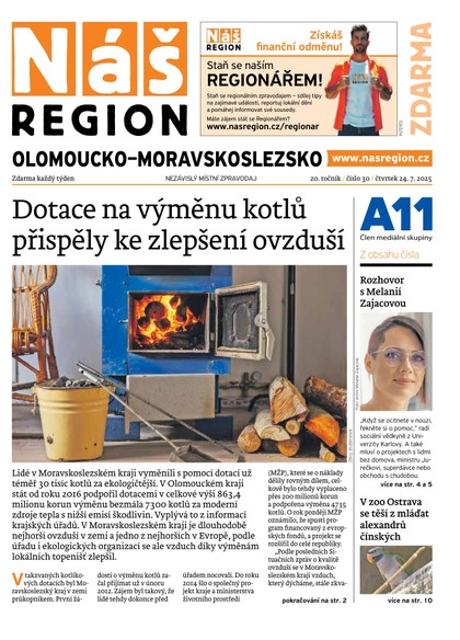 E-magazín Náš Region - Olomoucko/Moravskoslezsko 30/2025 - A 11 s.r.o.