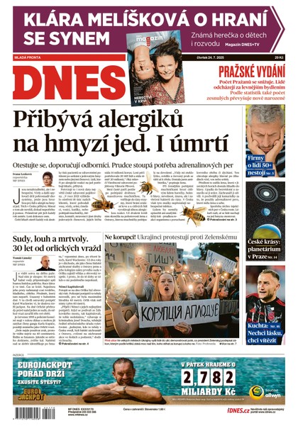 E-magazín MF DNES - 24.07.2025 - MAFRA, a.s.