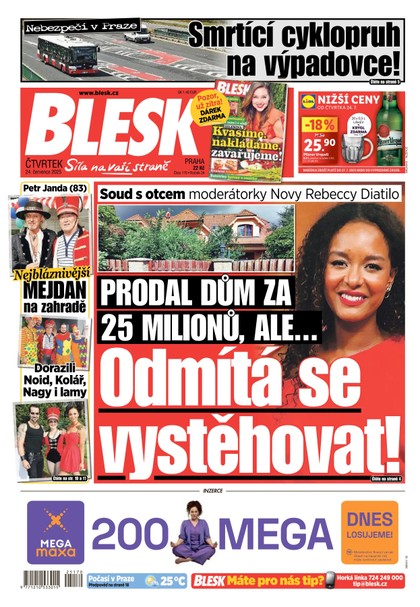 E-magazín Blesk - 24.07.2025 - CZECH NEWS CENTER a. s.
