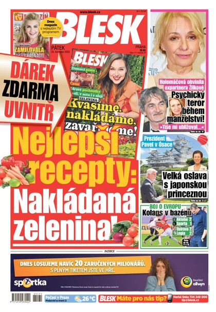 E-magazín Blesk - 25.07.2025 - CZECH NEWS CENTER a. s.