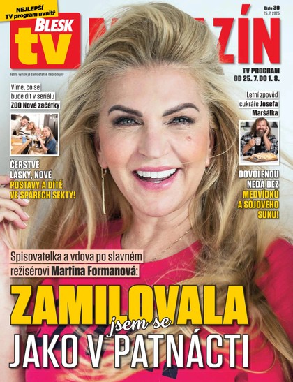 E-magazín Blesk Tv magazín - 25.07.2025 - CZECH NEWS CENTER a. s.