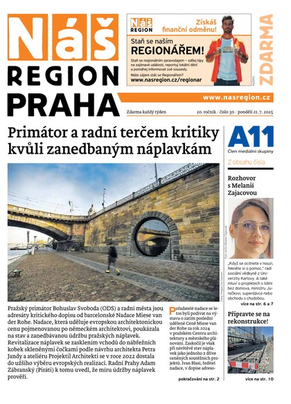 E-magazín Náš Region - Praha 30/2025 - A 11 s.r.o.