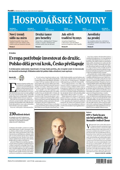 E-magazín HN 144 - 28.7.2025 - Economia, a.s.