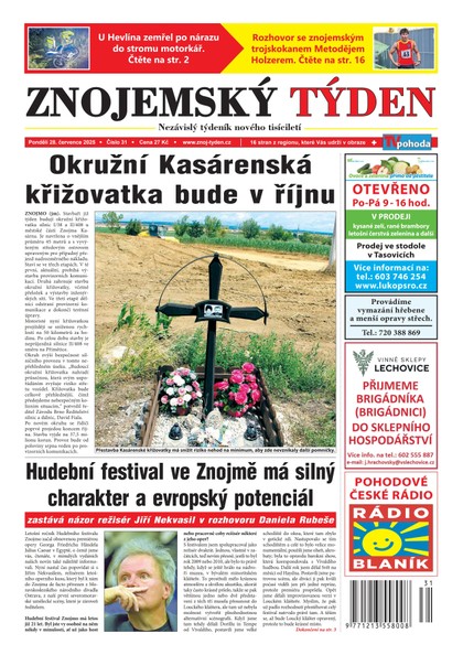 E-magazín Znojemský týden 31/2025 - Znojemský týden