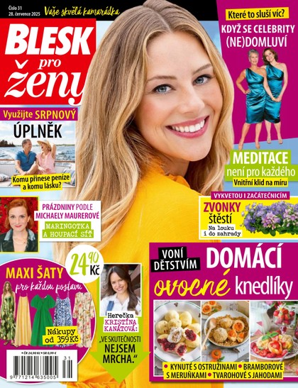 E-magazín BLESK PRO ŽENY - 31/2025 - CZECH NEWS CENTER a. s.