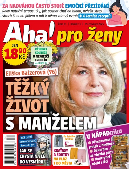 E-magazín AHA! PRO ŽENY - 31/2025 - CZECH NEWS CENTER a. s.