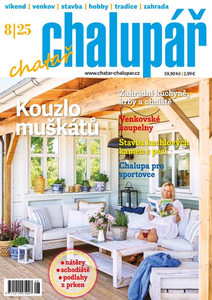 E-magazín Chatař Chalupář 8-2025 - Časopisy pro volný čas s. r. o.