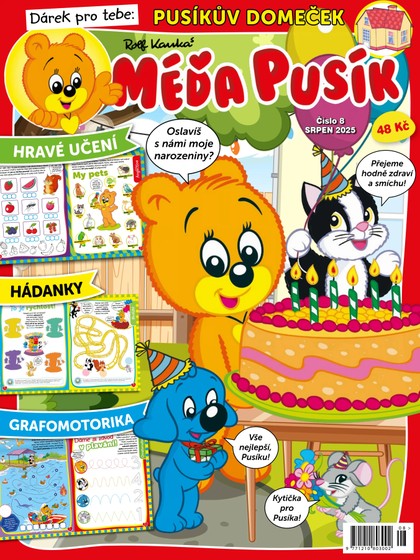 E-magazín Méďa Pusík 8/2025 - Pražská vydavatelská společnost