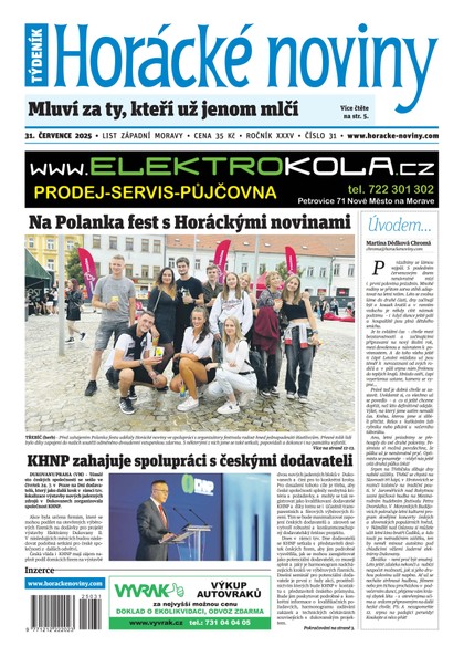 E-magazín Horácké noviny 31/2025 - Horácké noviny