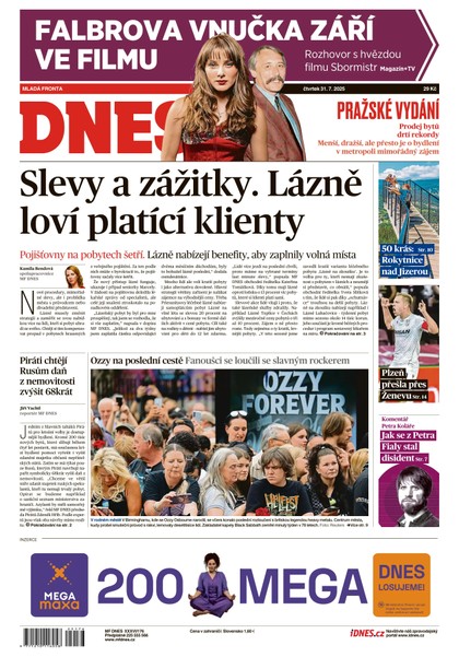 E-magazín MF DNES - 31.07.2025 - MAFRA, a.s.