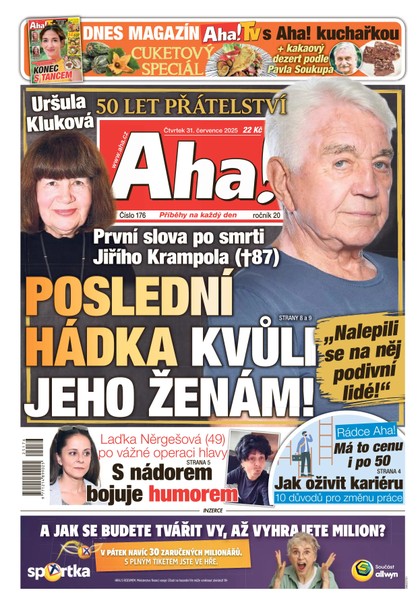 E-magazín AHA! - 31.07.2025 - CZECH NEWS CENTER a. s.
