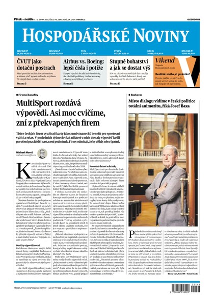 E-magazín HN 148 - 1.8.2025  - Economia, a.s.