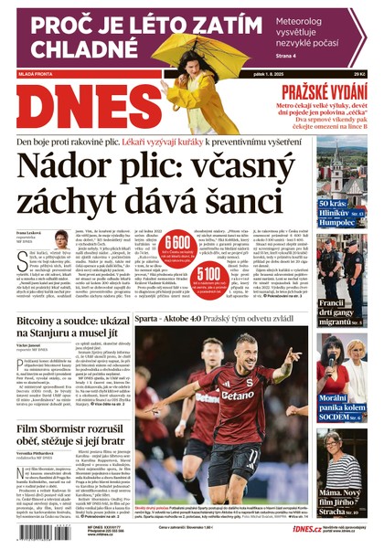 E-magazín MF DNES - 01.08.2025 - MAFRA, a.s.