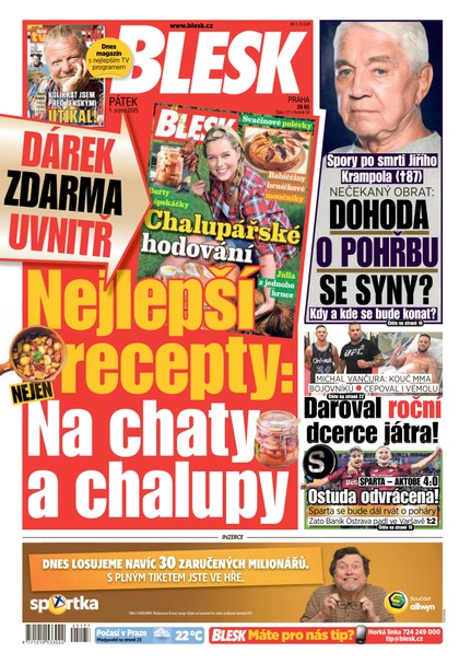 E-magazín Blesk - 01.08.2025 - CZECH NEWS CENTER a. s.