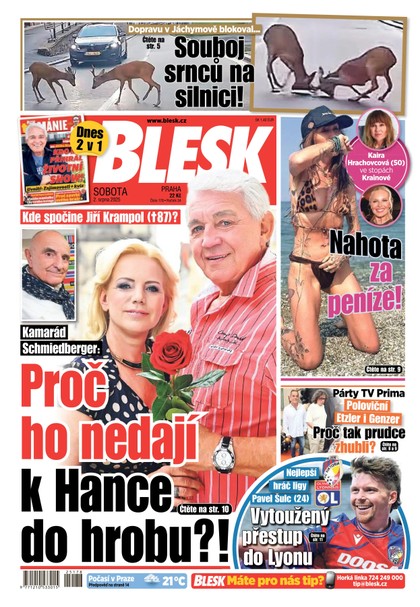 E-magazín Blesk - 02.08.2025 - CZECH NEWS CENTER a. s.