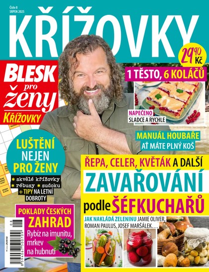 E-magazín BLESK PRO ŽENY KŘÍŽOVKY - 8/2025 - CZECH NEWS CENTER a. s.