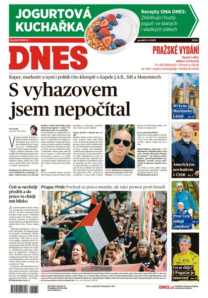 E-magazín MF DNES - 04.08.2025 - MAFRA, a.s.