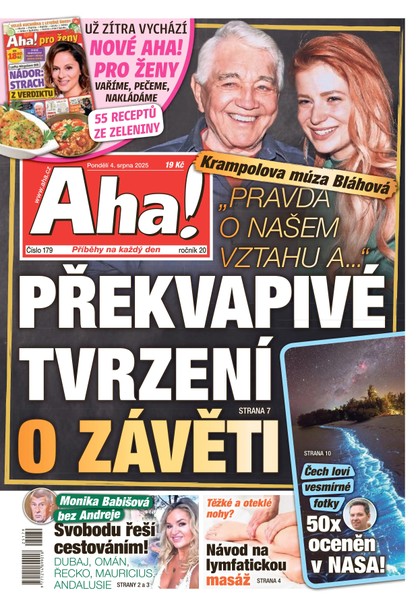 E-magazín AHA! - 04.08.2025 - CZECH NEWS CENTER a. s.
