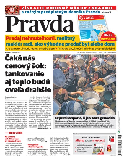 E-magazín Denník Pravda 5. 8. 2025 - OUR MEDIA SR a. s.