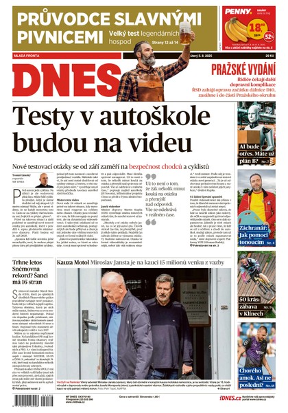 E-magazín MF DNES - 05.08.2025 - MAFRA, a.s.