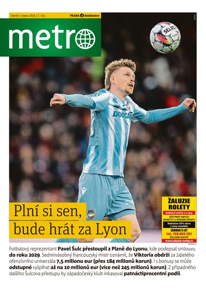 E-magazín METRO - 05.08.2025 - MAFRA, a.s.