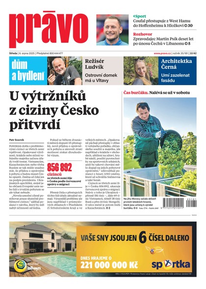 E-magazín Deník Právo - 6.8.2025 - Borgis, a.s.