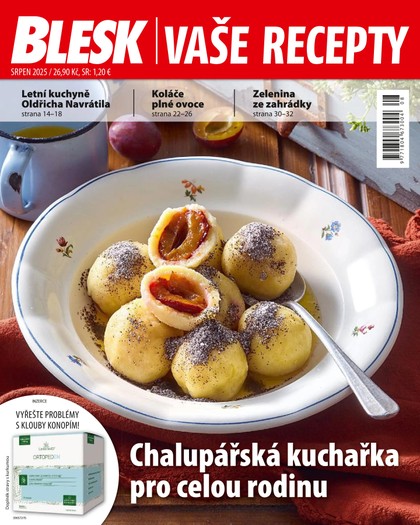 E-magazín BLESK VAŠE RECEPTY - 8/2025 - CZECH NEWS CENTER a. s.