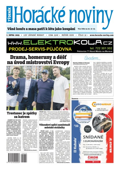 E-magazín Horácké noviny 32/2025 - Horácké noviny