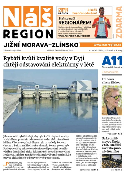 E-magazín Náš Region - Jižní Morava/Zlínsko 32/2025 - A 11 s.r.o.