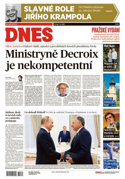 E-magazín MF DNES - 07.08.2025 - MAFRA, a.s.