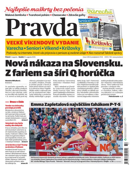 E-magazín Denník Pravda 8. 8. 2025 - OUR MEDIA SR a. s.