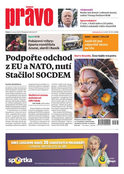 E-magazín Deník Právo - 8.8.2025 - Borgis, a.s.