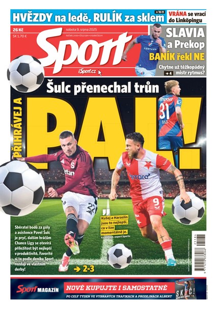 E-magazín Sport - 09.08.2025 - CZECH NEWS CENTER a. s.