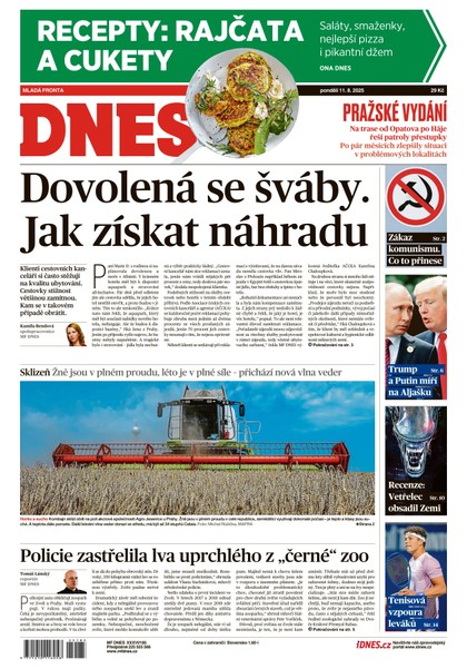 E-magazín MF DNES - 11.08.2025 - MAFRA, a.s.