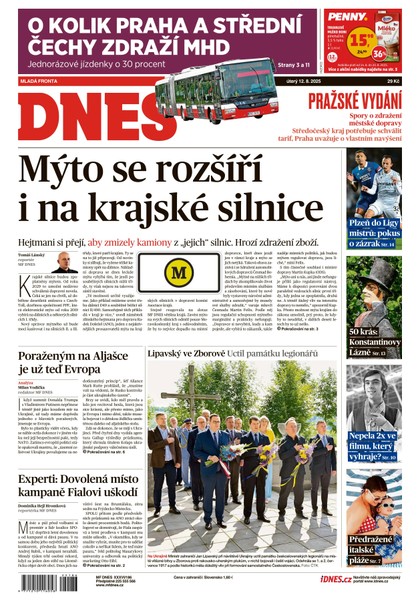 E-magazín MF DNES - 12.08.2025 - MAFRA, a.s.