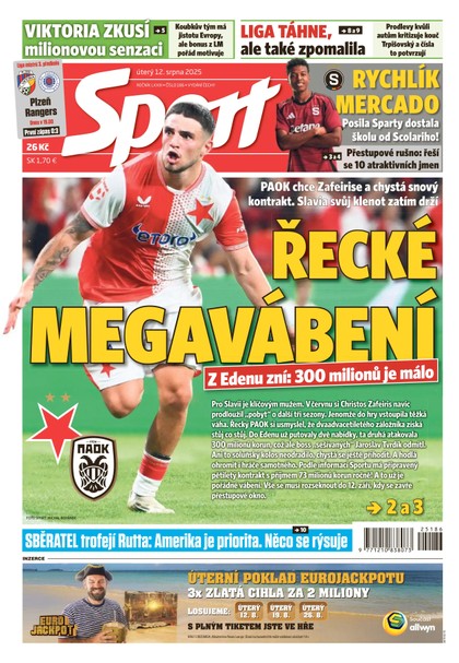 E-magazín Sport - 12.08.2025 - CZECH NEWS CENTER a. s.