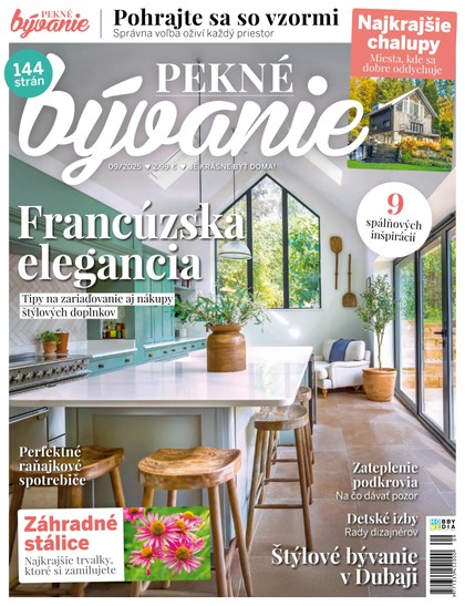E-magazín Pekné bývanie 2025 09 - Hobby Media