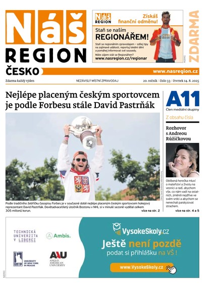 E-magazín Náš Region - Česko 33/2025 - A 11 s.r.o.