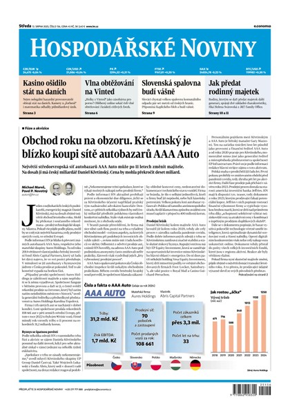 E-magazín HN 156 - 13.8.2025 - Economia, a.s.