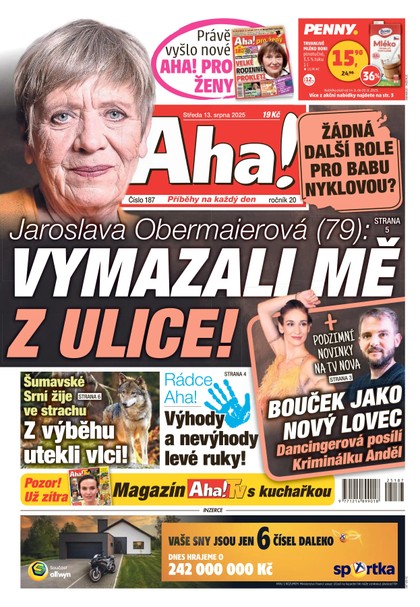 E-magazín AHA! - 13.08.2025 - CZECH NEWS CENTER a. s.