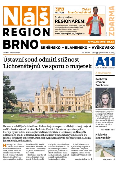 E-magazín Náš Region - Brno 34/2025 - A 11 s.r.o.